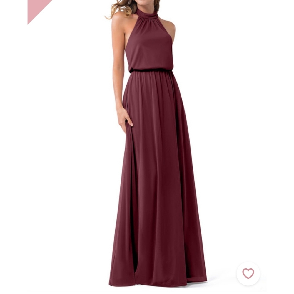 Azazie Landry Cabernet size 6
